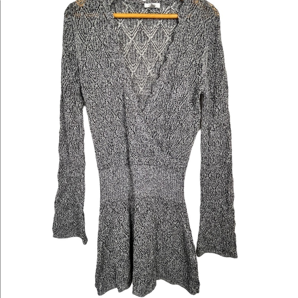 Cache Gray Asymmetrical Sweater or Dress